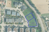 1.698 m² Baugrundstück in Winnenden - Geoportel 7455 u. 7456 - Screenshot