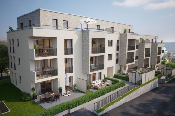 Aktionspreis – 5-Zimmer-Neubauwohnung inkl. TG-Stellplatz im „Korber Viertele“ = provisionsfrei =, 71404 Korb, Etagenwohnung