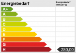3-Fam. Haus mit großem Grundstück und Blick ins Grüne - Energieskala