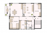 2 Wohn- und Geschäftshäuser mit 6 Wohneinheiten sowie 2 vielseitigen Gewerbeflächen - Wohnung Nr. 3 1.OG links - Haus 92