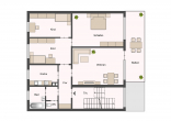 2 Wohn- und Geschäftshäuser mit 6 Wohneinheiten sowie 2 vielseitigen Gewerbeflächen - Wohnung Nr. 6 OG - Haus 6
