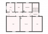 2 Wohn- und Geschäftshäuser mit 6 Wohneinheiten sowie 2 vielseitigen Gewerbeflächen - Kellergeschoss - Haus 92