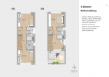Einfamilienhäuser (Energieeffizienz A+) in ruhiger Lage = Provisonsfrei = - 5-Zimmer-Reiheneckhaus Nr. 1 - OG + DG