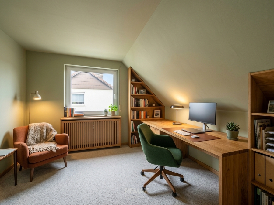 Arbeitszimmer (Mit KI bearbeitet)