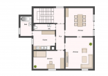 Kapitalanlage mit Charme und Potenzial: Wohnensemble mit Vorder- und Hinterhaus in bevorzugter Lage in Stuttgart - 36 Grundriss 2.OG