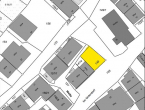 Kleiner Bauplatz mit großem Potenzial im historischen Ortskern von Waiblingen-Neustadt - Lageplan