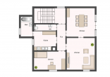Kapitalanlage mit Charme und Potenzial: Wohnensemble mit Vorder- und Hinterhaus in bevorzugter Lage in Stuttgart - 36 Grundriss 2.OG