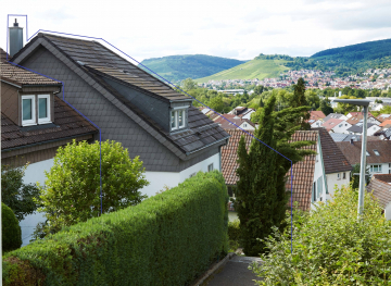 Charmante Doppelhaushälfte in ruhiger Hanglage mit Aussicht, 73630 Remshalden-Geradstetten, Doppelhaushälfte