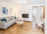 Einfamilienhaus mit Ferienwohnung nahe der Müritz - KI generiert- So könnte Ihr Wohnzimmer in der Ferienwohnung aussehen