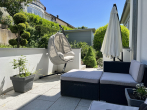 Moderne 3-Zimmer-Wohnung mit Balkon und Terrasse in Weinstadt! - Terrasse Sommer