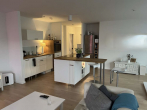 Moderne 3-Zimmer-Wohnung mit Balkon und Terrasse in Weinstadt! - Wohnzimmer/Küche