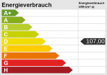 Reihenmittelhaus mit Garage und Garten: Mit Aussicht auf Weinberge - Energieskala